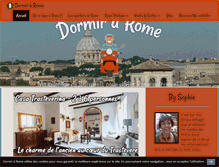 Tablet Screenshot of dormirarome.com